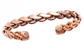 Wholesale Magnetic Pure Copper Cuff at Volume Discountin Pomona, California